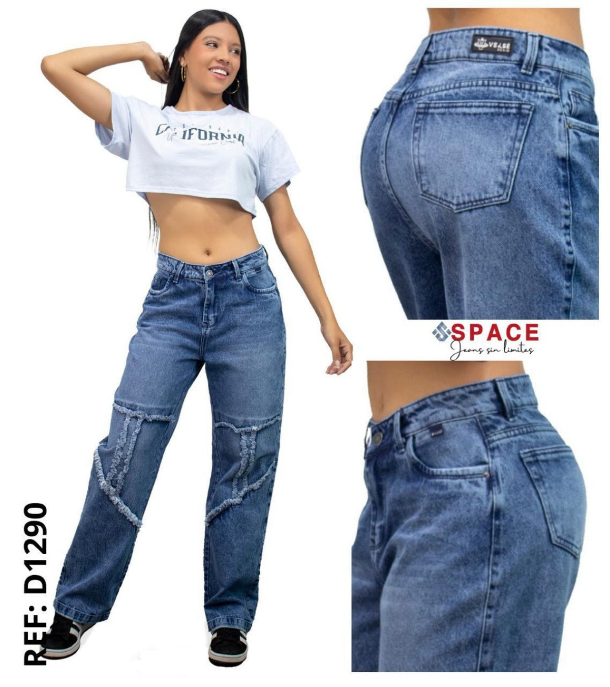 Pantalón de dama rígido D1290