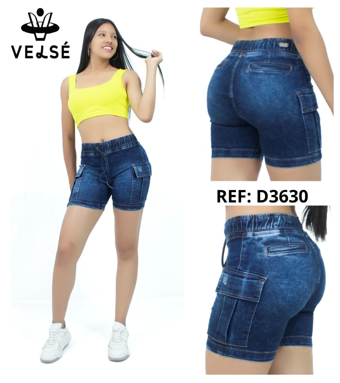 Short Cargo Denim D3630