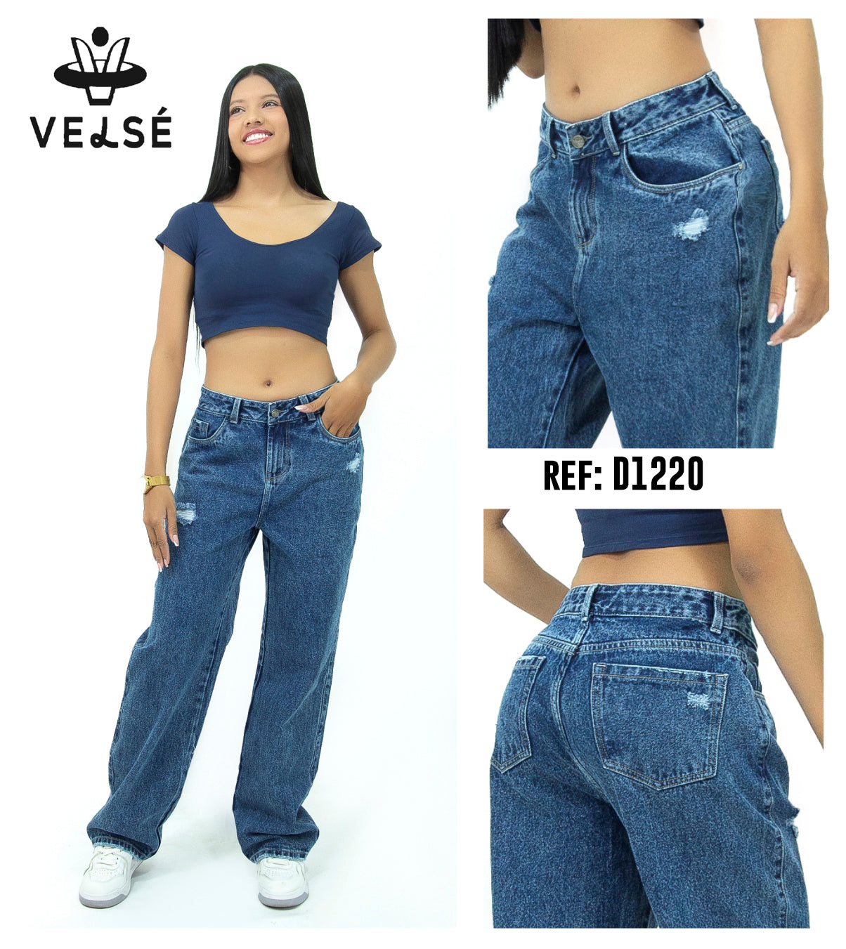 Pantalón Dama Wide Leg D1220