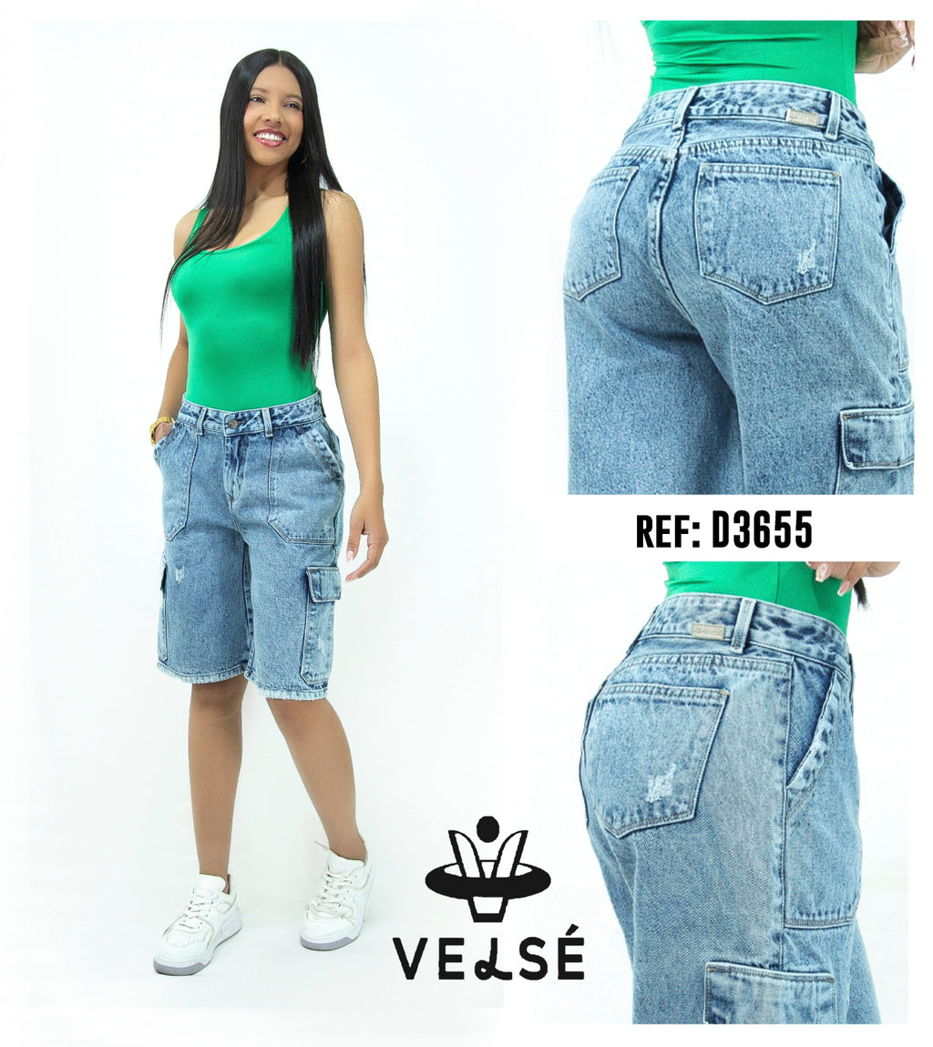 Torero Cargo en Denim D3655