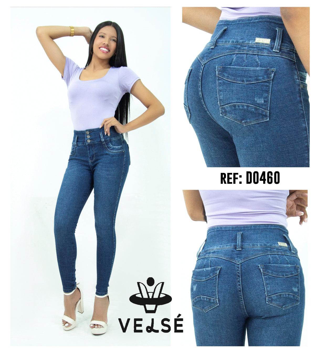 Pantalon dama skinny D0460
